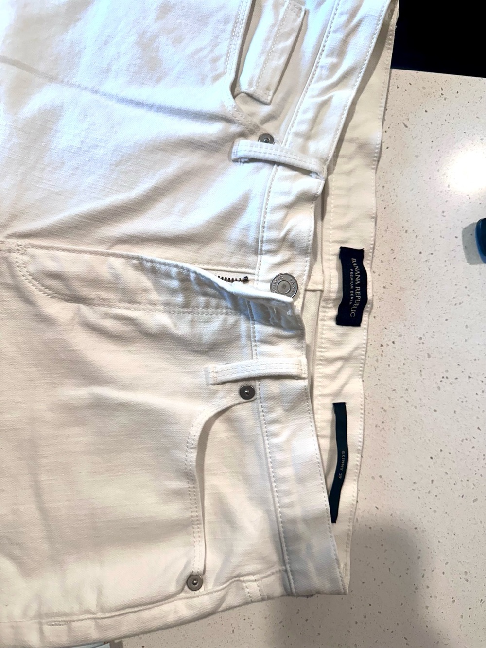 Banana Republic White Denim Jeans